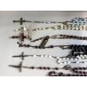 LOTTO n° 13  ANTICHI VECCHI CORONE ROSARIO COLLEZIONE RELIGIOSO PREGHIERA CROCE