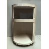 CARRELLO MODULARE ROTONDO 2 ELEMENTI DESIGN Anna Castelli per Kartell VINTAGE  