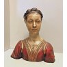 ANTICO BUSTO FEMMINILE TERRACOTTA Signa RITRATTO NOBILE DAMA RINASCIMENTALE