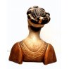 ANTICO BUSTO FEMMINILE TERRACOTTA Signa RITRATTO NOBILE DAMA RINASCIMENTALE
