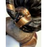 ANTICO BUSTO FEMMINILE TERRACOTTA Signa RITRATTO NOBILE DAMA RINASCIMENTALE