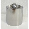 FERMACARTE OLIVETTI SFERA ACCIAIO INOX DESIGN GIORGIO SOAVI 1967 PAPER WEIGHT 