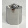 FERMACARTE OLIVETTI SFERA ACCIAIO INOX DESIGN GIORGIO SOAVI 1967 PAPER WEIGHT 