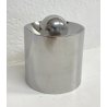 FERMACARTE OLIVETTI SFERA ACCIAIO INOX DESIGN GIORGIO SOAVI 1967 PAPER WEIGHT 