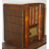 RARA ANTICA RADIO Allocchio Bacchini F64 Italy RADICA decò VALVOLE epoca 1936