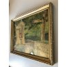 ANTICO PICCOLO QUADRO OLIO Barberis Colazza ALTO VERGANTE Madonna della Guardia