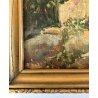 ANTICO PICCOLO QUADRO OLIO Barberis Colazza ALTO VERGANTE Madonna della Guardia