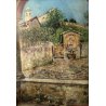 ANTICO PICCOLO QUADRO OLIO Barberis Colazza ALTO VERGANTE San Bernardo EDICOLA 