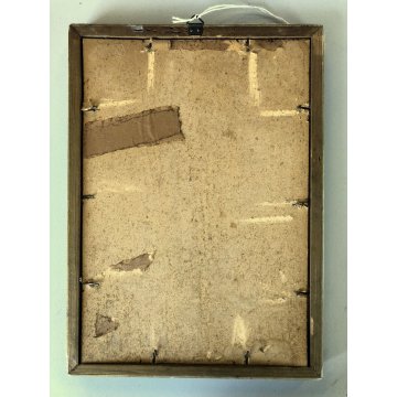 ANTICO PICCOLO QUADRO OLIO Barberis Colazza ALTO VERGANTE San Bernardo EDICOLA 