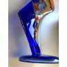 Silvio Vigliaturo SCULTURA VETRO MURANO 1997 DESIGN ASTRATTO VINTAGE 31 CM 