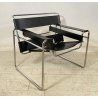 POLTRONA DESIGN WASSILY PER GAVINA KNOLL STUDIO MARCEL BREUER ANNI 70 METALLO 