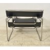 POLTRONA DESIGN WASSILY PER GAVINA KNOLL STUDIO MARCEL BREUER ANNI 70 METALLO 