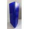 VASO SCULTURA VETRO Murano DESIGN BAROVIER & TOSO MATERICO MODERNISTA BLU 70'S