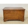 ANTICA PICCOLA CASSAPANCA LEGNO ABETE PANCA BAULE EPOCA 1800 OLD RUSTICA BAITA 