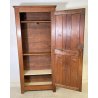 ANTICO PICCOLO ARMADIO DISPENSA LEGNO ABETE 1 ANTA 3 RIPIANI GUARDAROBA OLD 1800