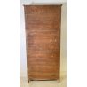 ANTICO PICCOLO ARMADIO DISPENSA LEGNO ABETE 1 ANTA 3 RIPIANI GUARDAROBA OLD 1800