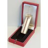 RARO Must de Cartier ACCENDINO TASCA vintage ORO PL. ARGENTO box LIGHTER BRIQUET