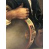 QUADRO DIPINTO COPIA D'AUTORE A. Mancini PICCOLO SAVOIARDO RITRATTO VIOLINO '800