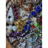 LOTTO BIGIOTTERIA bracciali braccialetti Lot Bijoux Vintage pietre dure 