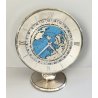 IMHOF World Timer OROLOGIO da TAVOLO VINTAGE 8 giorni OLD DESK CLOCK anni 60