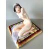 ANTICA SCULTURA CERAMICA A. Pannunzio NUDO DONNA EGIZIANA Egyptian woman ANNI 30