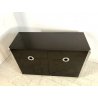 CREDENZA Alveo DESIGN Willy Rizzo PER MARIO SABOT MOBILE CONTENITORE MARRONE '70