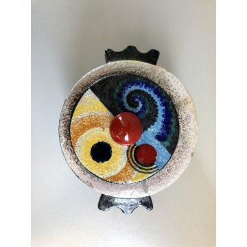 ANTICA POTICHE CERAMICA G. Mazzotti 1903 Albisola 1989 FUTURISTA SERIE LIMITATA 