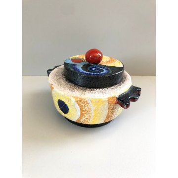 ANTICA POTICHE CERAMICA G. Mazzotti 1903 Albisola 1989 FUTURISTA SERIE LIMITATA 