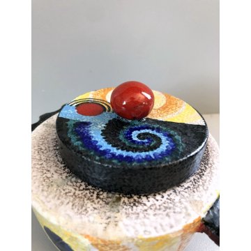 ANTICA POTICHE CERAMICA G. Mazzotti 1903 Albisola 1989 FUTURISTA SERIE LIMITATA 