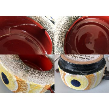 ANTICA POTICHE CERAMICA G. Mazzotti 1903 Albisola 1989 FUTURISTA SERIE LIMITATA 