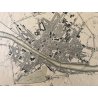 ANTICA STAMPA MAPPA Firenze Florence Drawn  W.B. Clarke ENGRAVED E. Turrel 1835