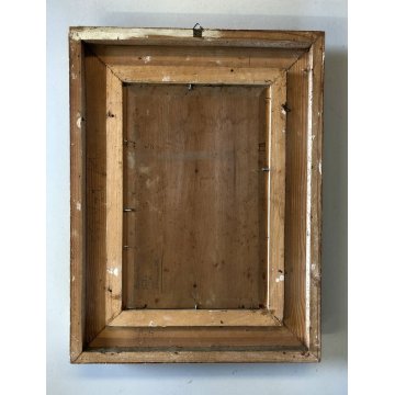 ANTICO QUADRO DIPINTO OLIO TAVOLA NATURA MORTA con FIORI ROSE ROMANTICISMO EPOCA