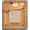 QUADRO DIPINTO OLIO TAVOLA Mario Fattori PAESAGGIO RURALE OVILE PECORE RUSTICO 