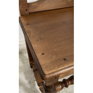 LOTTO 6 SEDIA ANTICA PRIMI 1900 LEGNO NOCE NEOCLASSICO SET SEDIE TAVOLO PRANZO