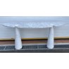 ANTICA CONSOLLE ANGELO MANGIAROTTI MARMO MOD. EROS ANNI 70 DESIGN CONSOLE EPOCA