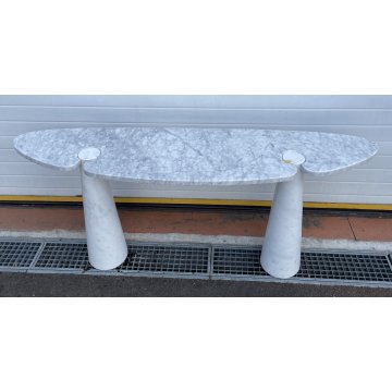ANTICA CONSOLLE ANGELO MANGIAROTTI MARMO MOD. EROS ANNI 70 DESIGN CONSOLE EPOCA
