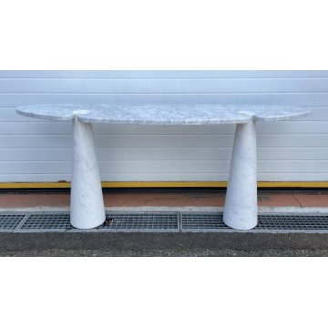ANTICA CONSOLLE ANGELO MANGIAROTTI MARMO MOD. EROS ANNI 70 DESIGN CONSOLE EPOCA