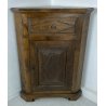 ANTICA PICCOLA ANGOLIERA LEGNO MASSELLO NOCE CANTONALE MOBILE OLD 900 EPOCA 