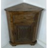 ANTICA PICCOLA ANGOLIERA LEGNO MASSELLO NOCE CANTONALE MOBILE OLD 900 EPOCA 