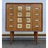MOBILE BAR CREDENZA DESIGN ATTR PAOLO BUFFA ANNI 50/60 VETRO SPECCHIO STELLE 