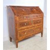 ANTICO MOBILE RIBALTA INTARSIATO NOCE BIGLIA 1800 SECRETAIRE LASTRONATO EPOCA 