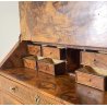 ANTICO MOBILE RIBALTA INTARSIATO NOCE BIGLIA 1800 SECRETAIRE LASTRONATO EPOCA 