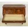ANTICO MOBILE RIBALTA INTARSIATO NOCE BIGLIA 1800 SECRETAIRE LASTRONATO EPOCA 