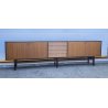 CREDENZA DESIGN MOBILE ANNI 70 SIDEBOARD VINTAGE LEGNO IMPIALLACCIATA DISPENSA