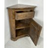 ANTICA PICCOLA ANGOLIERA LEGNO MASSELLO NOCE CANTONALE MOBILE OLD 900 EPOCA 
