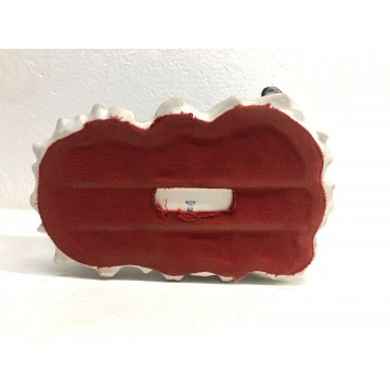 GRANDE SCULTURA CERAMICA BISCUIT Capodimonte FIGURA Vagabondo CLOCHARD PANCA 900