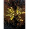 DIPINTO OLIO TELA Pintor NATURA MORTA GIRASOLI SELVATICI FIORI GIALLI CALTIGNAGA
