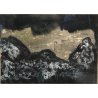 ANTICO PICCOLO QUADRO DIPINTO Dìnes TECNICA MISTA su CARTA GRAFITE TEMPERA '900 