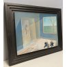 DIPINTO OLIO TAVOLA Castagneto STANZA FIGURA FEMMINILE BROCCHE SILENZIO LUCI 900