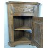 ANTICA PICCOLA ANGOLIERA LEGNO MASSELLO NOCE CANTONALE MOBILE OLD 900 EPOCA 